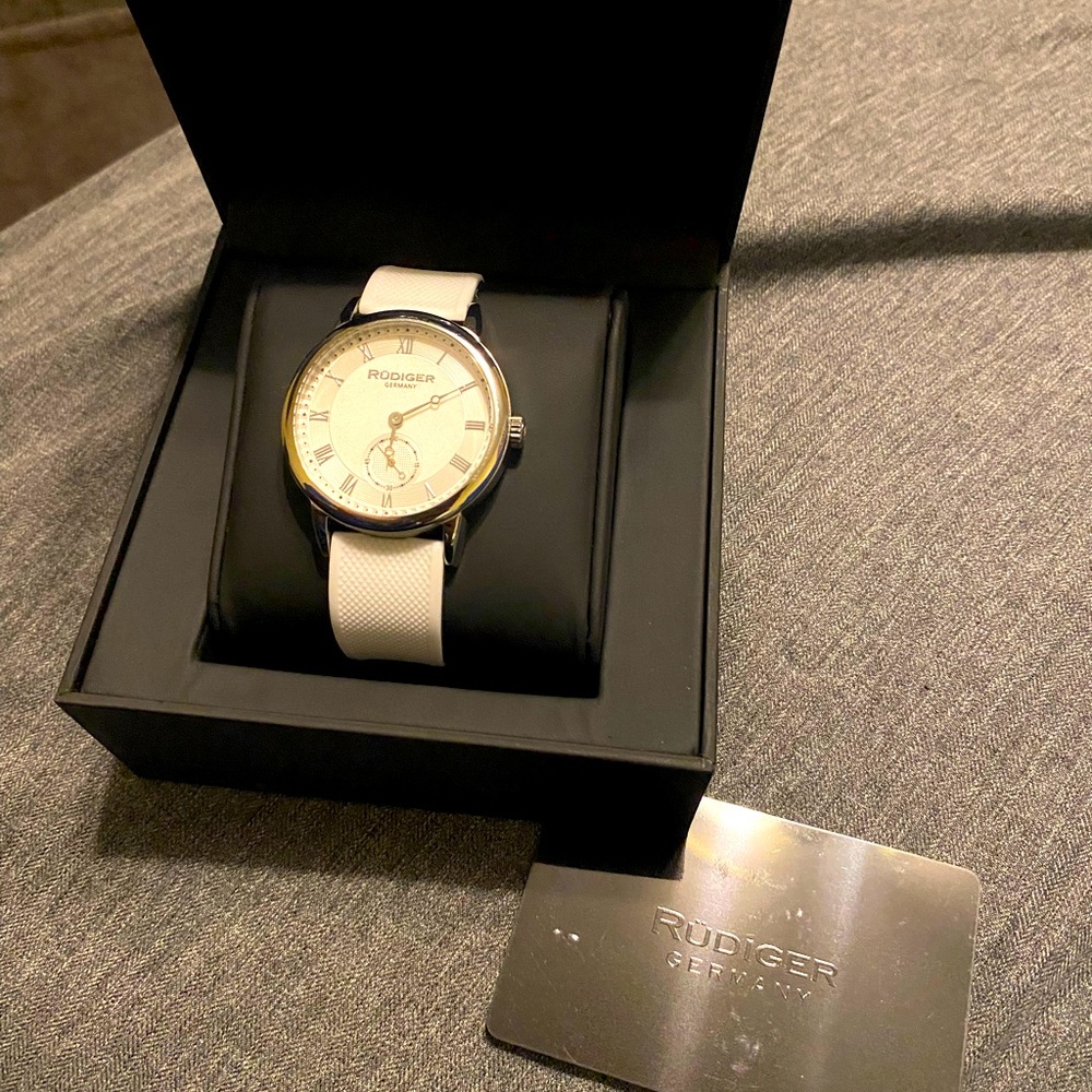 Rudiger Leipzig White Dial Men's Watch